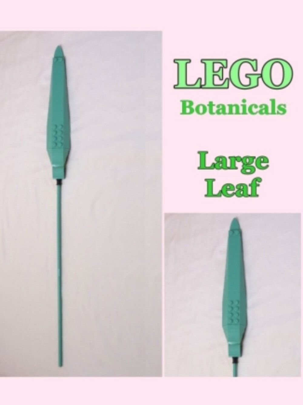 LEGO Botanical Flowers - 1 pcs Large Leaf - Individual Sale from 10280 Fast Ship